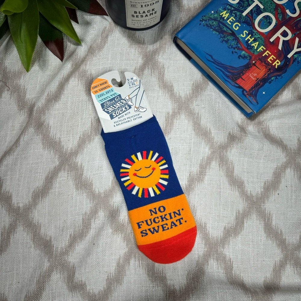 Blue Q sneaker Socks